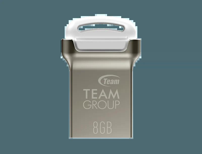 Team Group C161 8GB USB 3.0 Flash Drive - White - فلاش ذاكرة